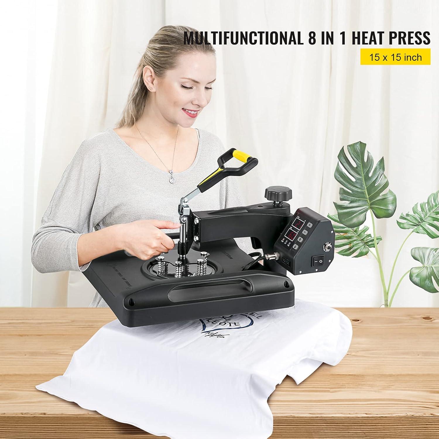 VEVOR Heat Press Machine, 8in1 Heat Press, 800W Sublimation Machine