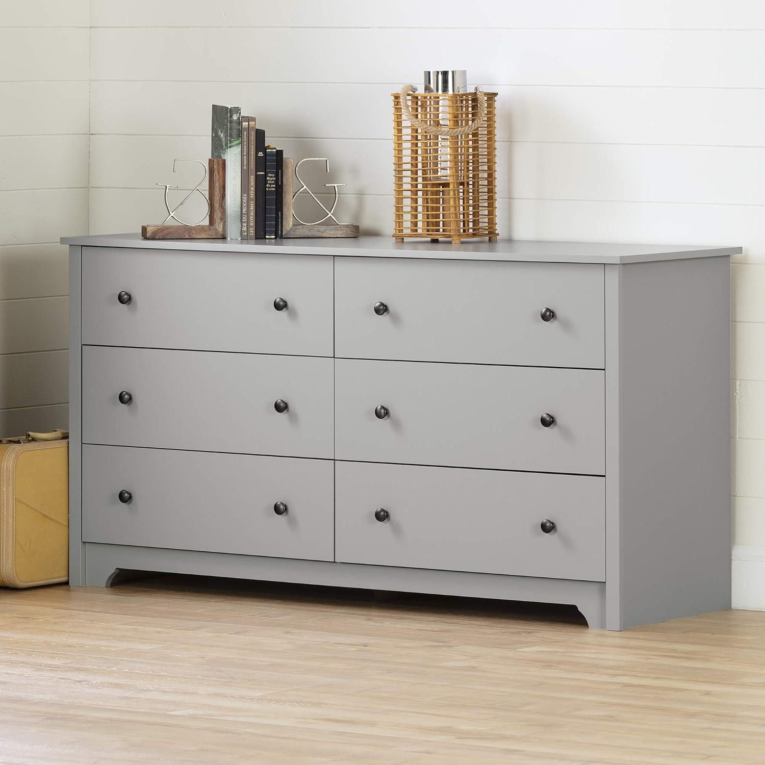 South Shore Vito, Contemporary Dresser,  Gray