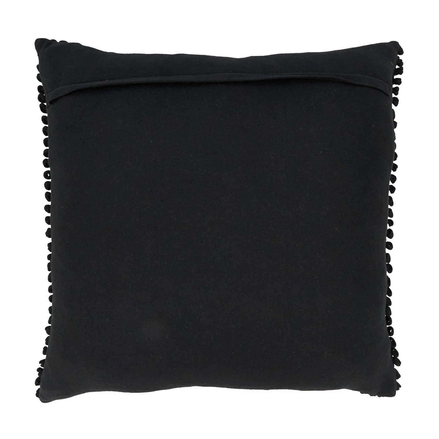Saro Zandra Collection Cotton Throw Pillow