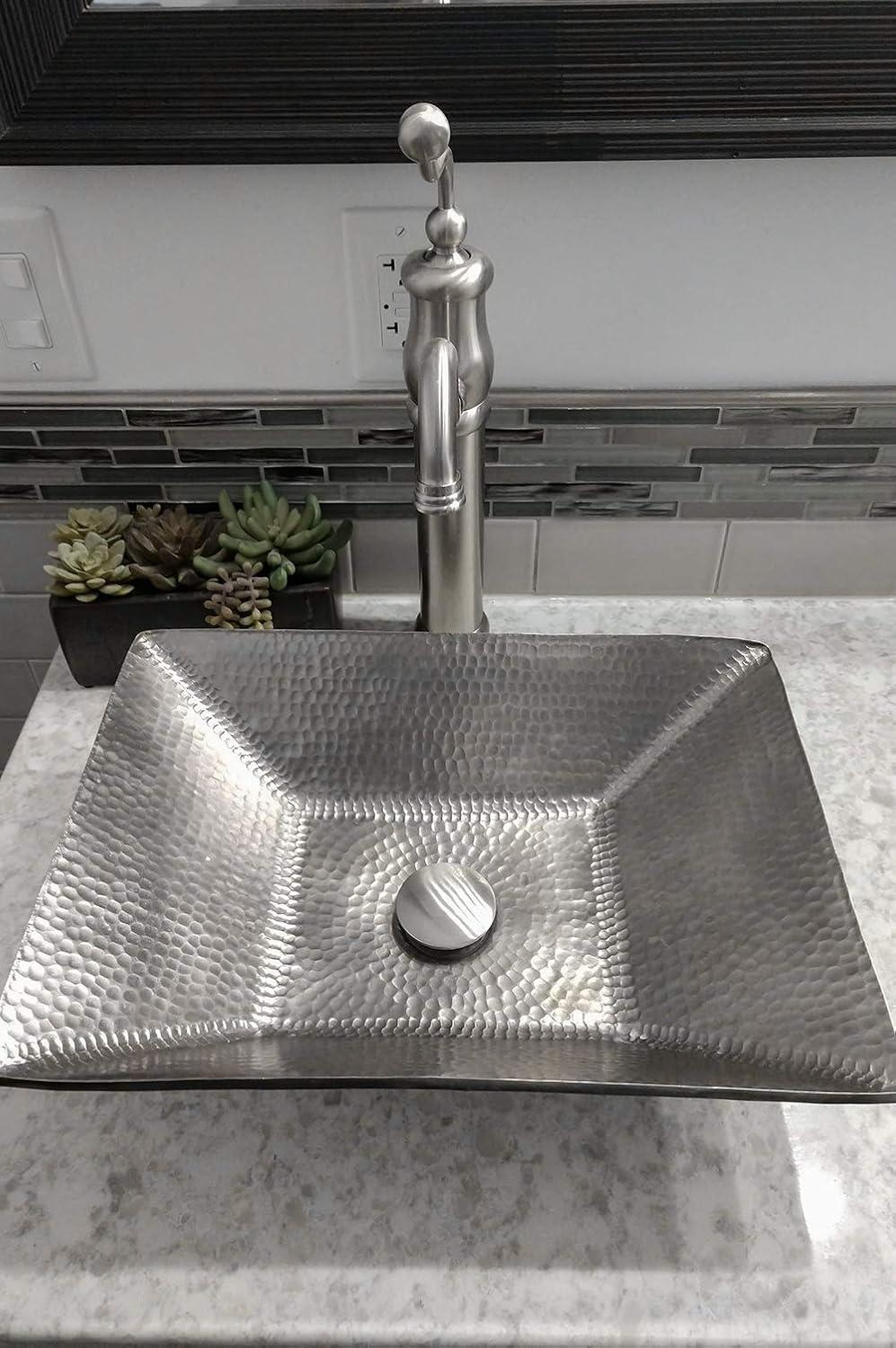 Premier Copper Products D-208BN 1.5" Non-Overflow Pop-up Bathroom Sink Drain - Brushed Nickel