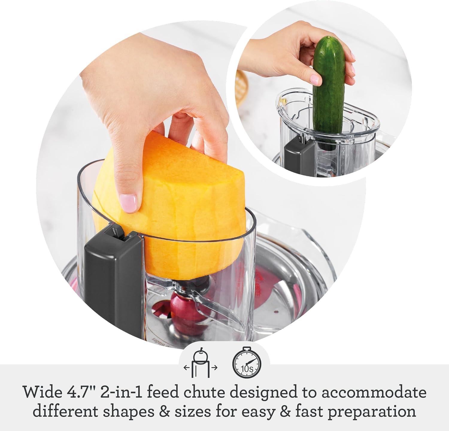 Breville Sous Chef 9 Cup Food Processor Brushed Stainless Steel: 625W, 2 Speeds, Dishwasher-Safe, Mini Kitchen Appliance