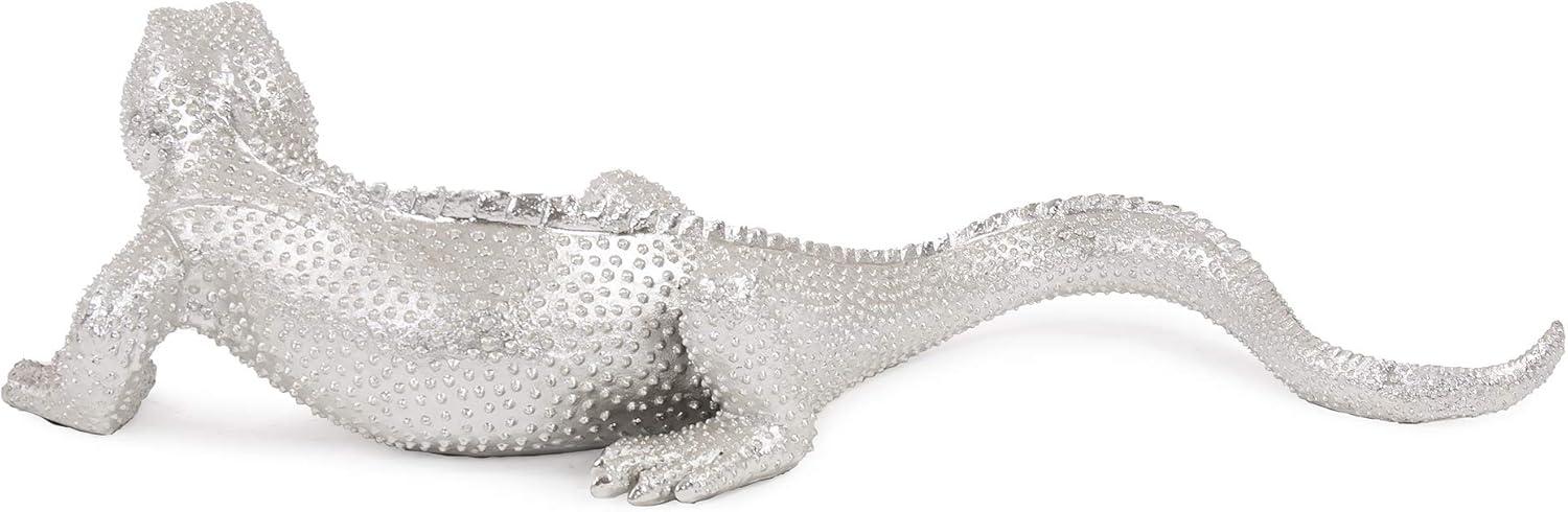 Elizabeth Austin Bright Nickel Plated Lizard