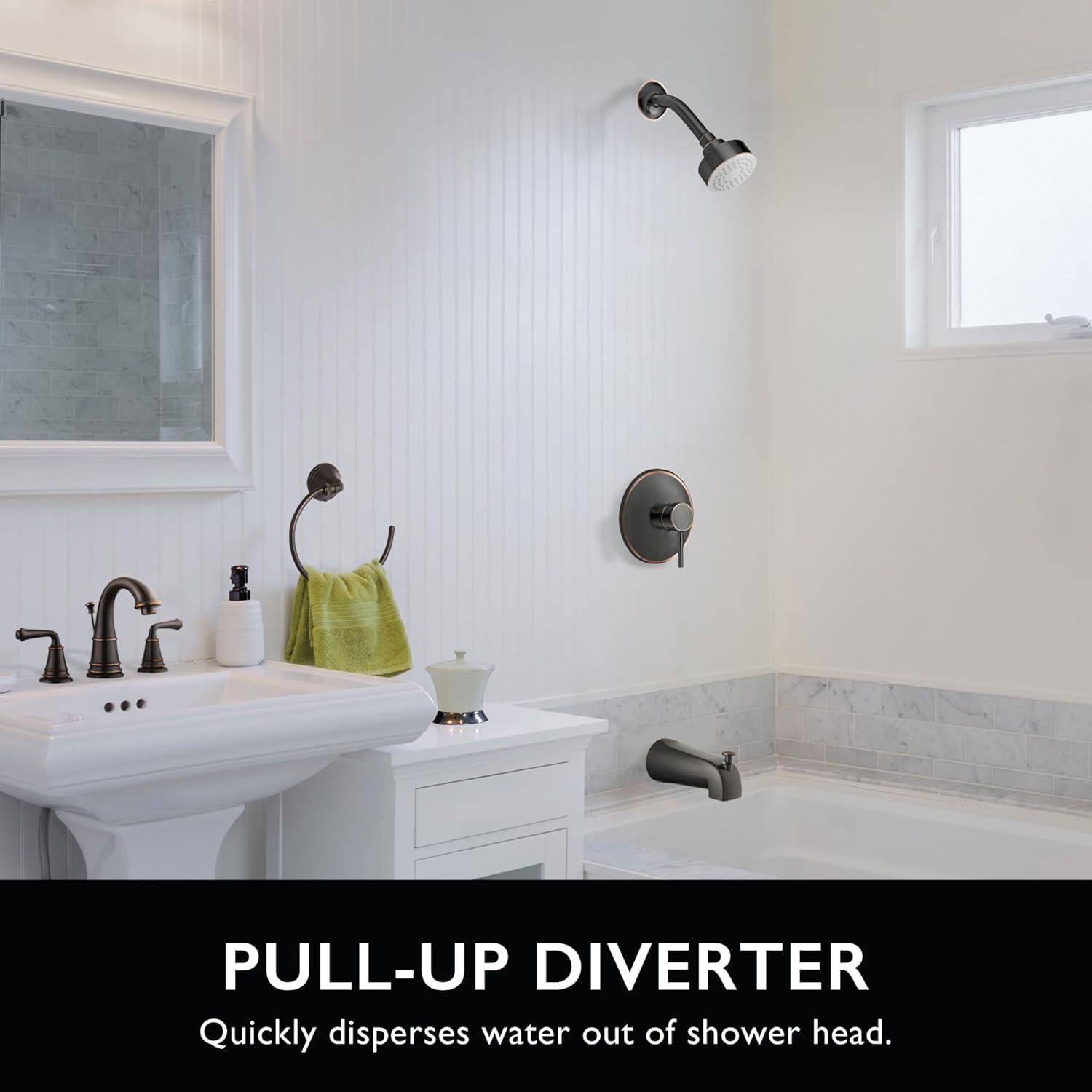 Design House Wall Mounted Tub Spout with Diverter 522938