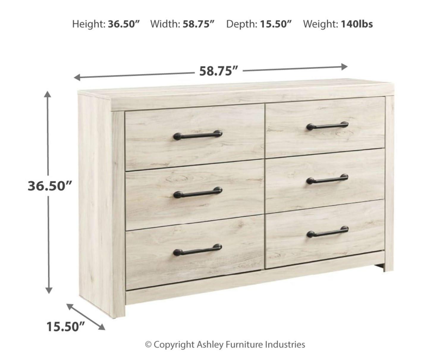 Kalayiah 58.7'' W 6 - Drawer Dresser