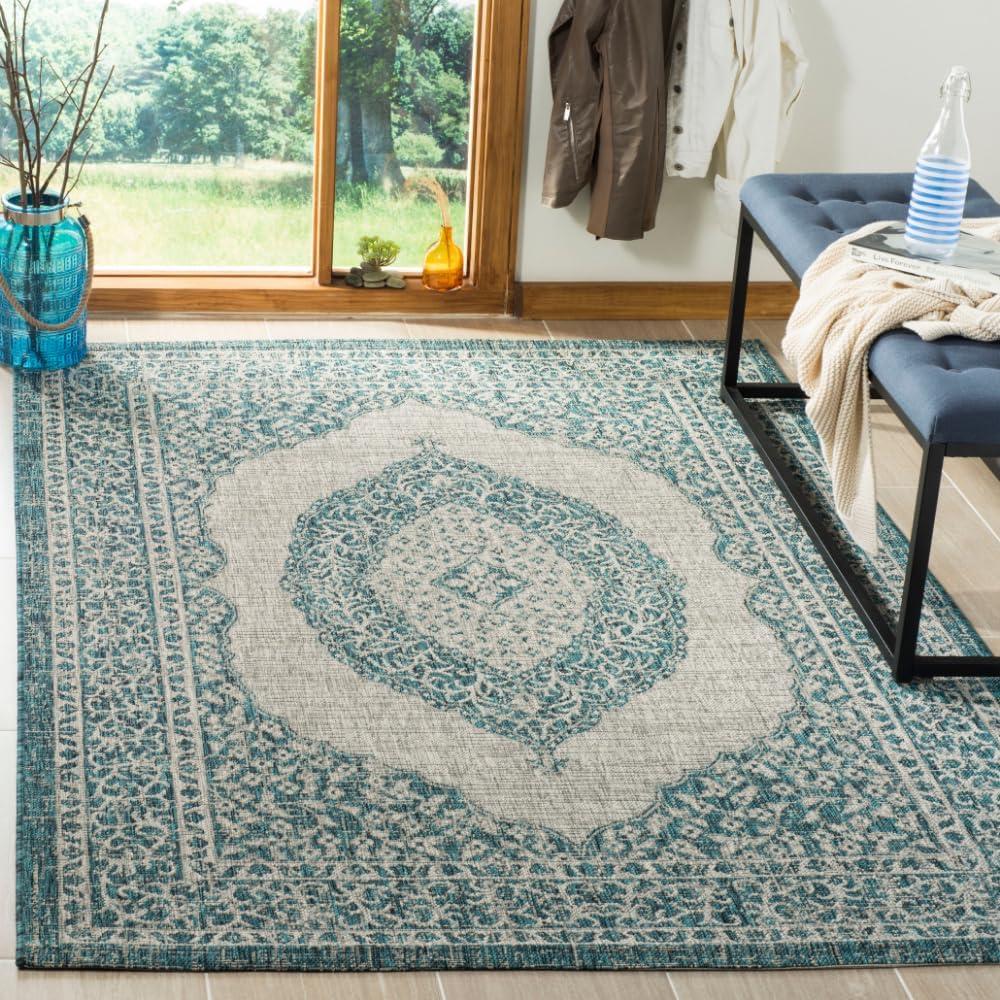 Courtyard CY8751 Power Loomed Indoor/Outdoor Area Rug  - Safavieh