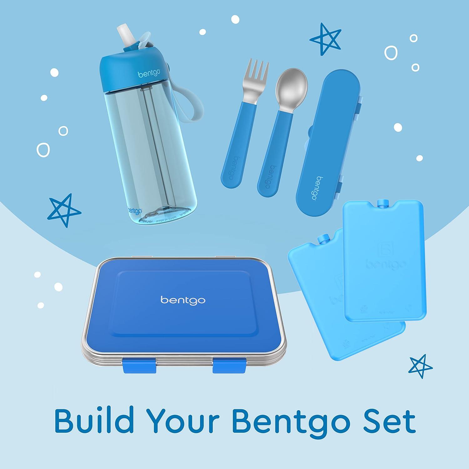 Bentgo Kids' Stainless Steel Utensil - Blue