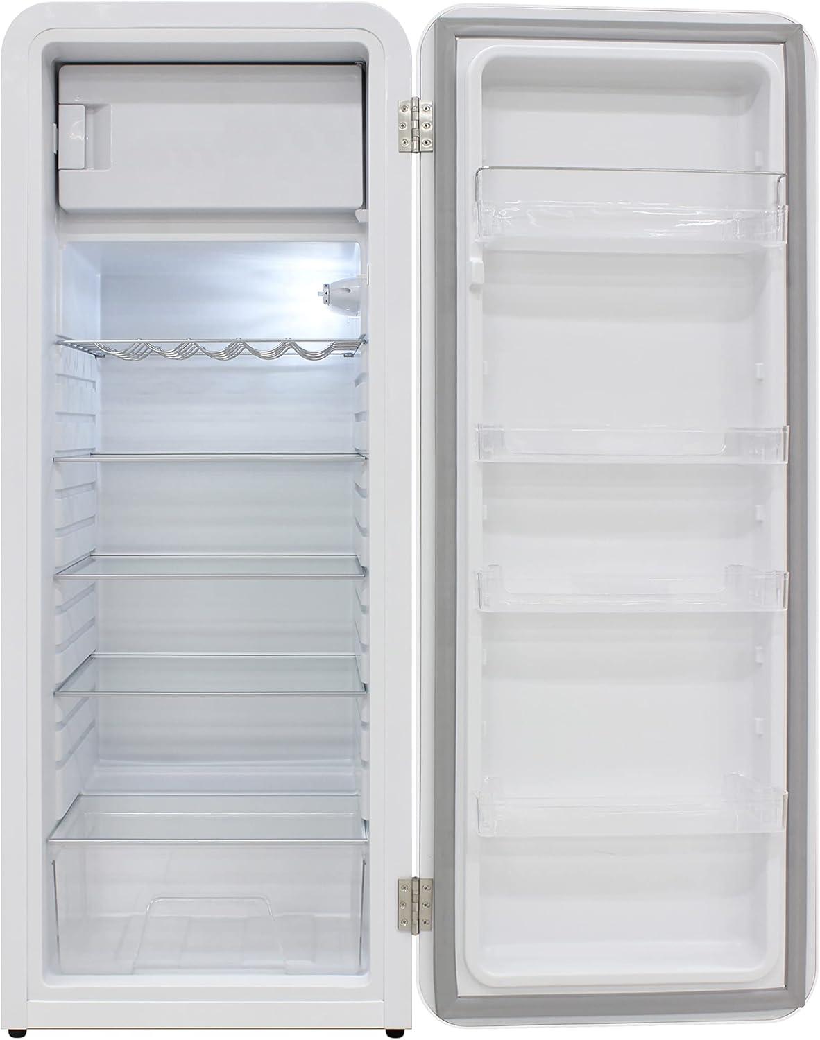 Brama 9.9-cu ft Counter-Depth Top-Freezer Refrigerator ( White )