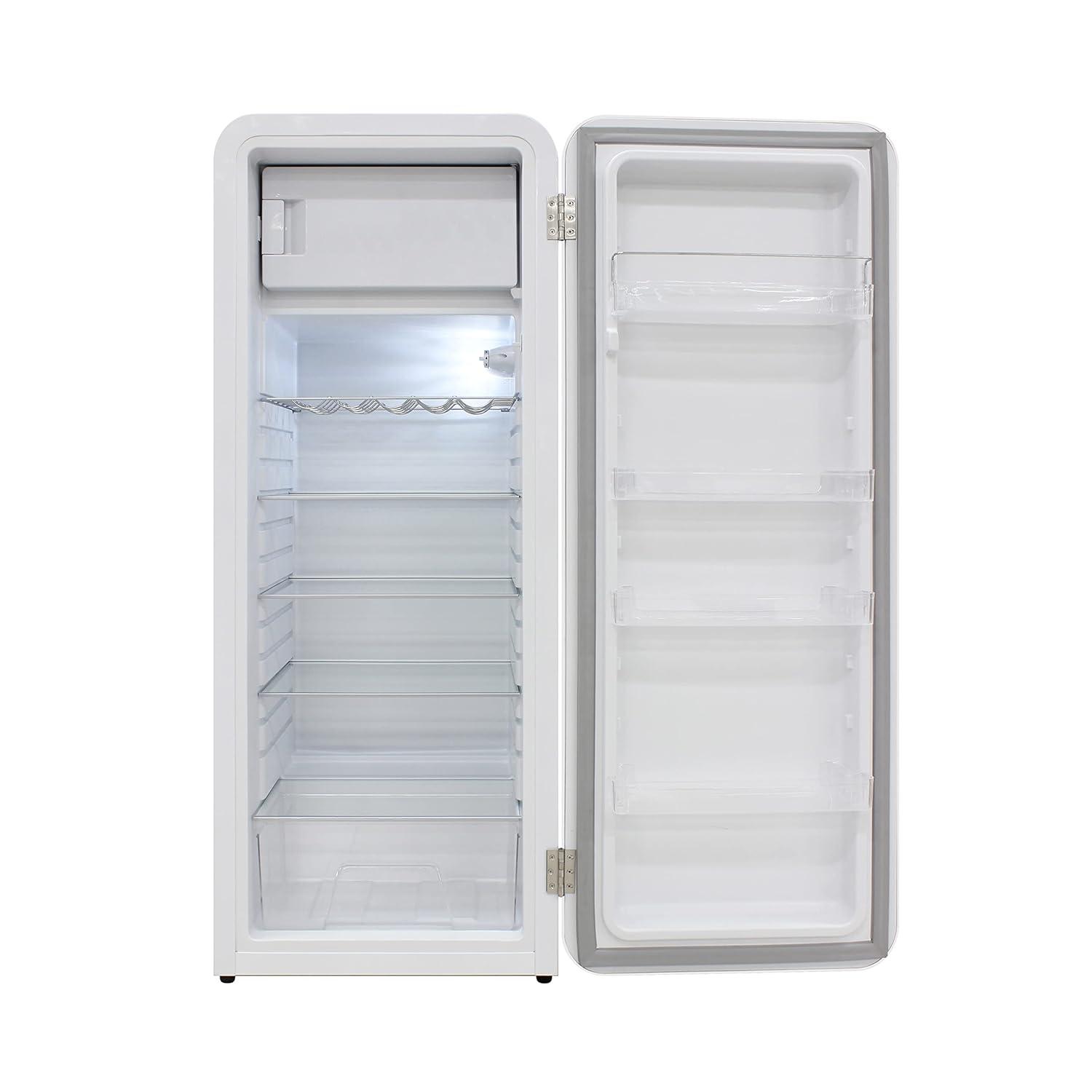 Brama 9.9-cu ft Counter-Depth Top-Freezer Refrigerator ( White )