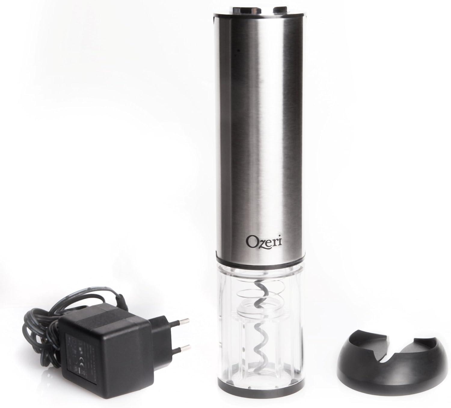 Ozeri Ozeri Extravo Electric Wine Opener in Stainless Steel with Auto Activation