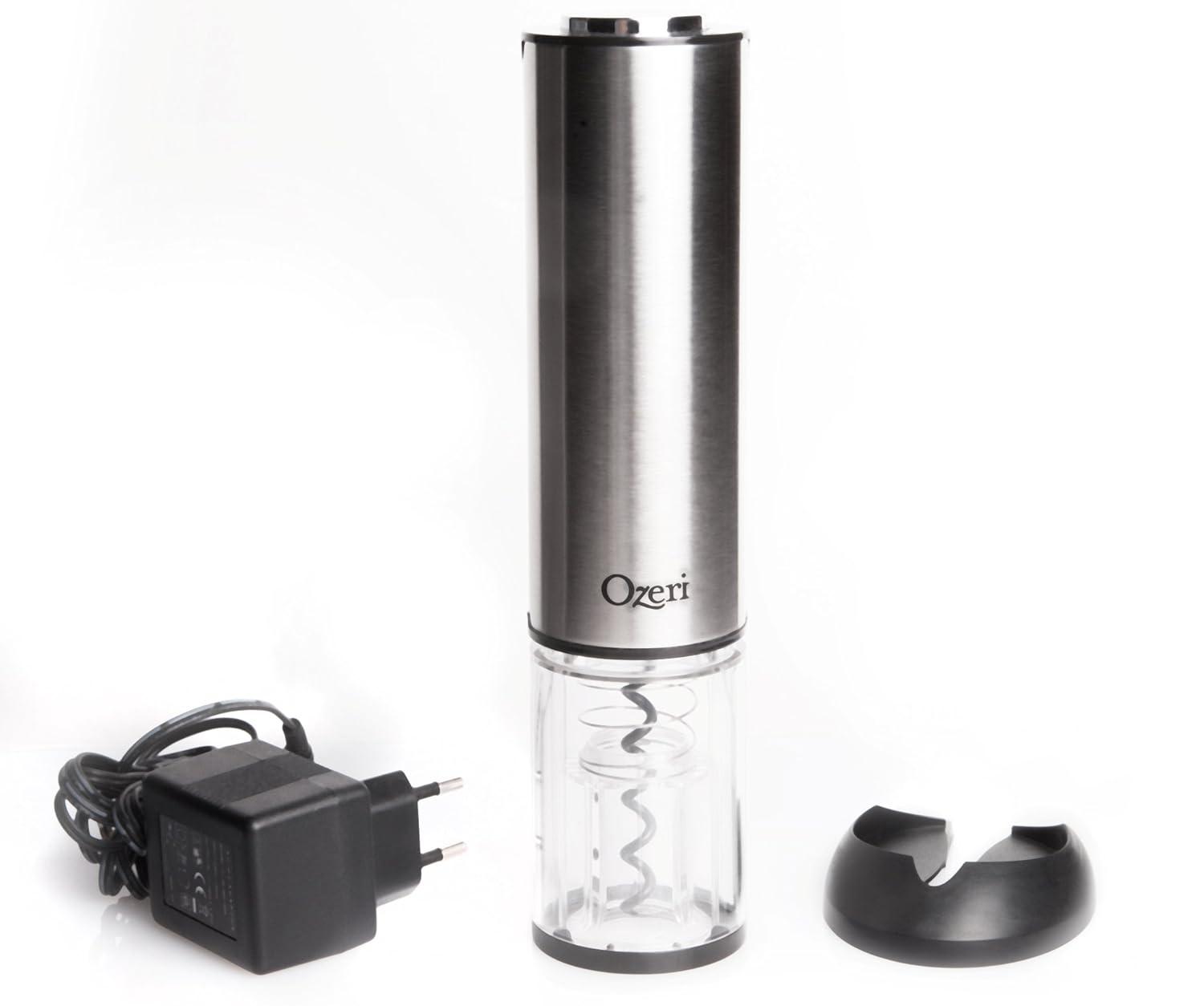 Ozeri Ozeri Extravo Electric Wine Opener in Stainless Steel with Auto Activation
