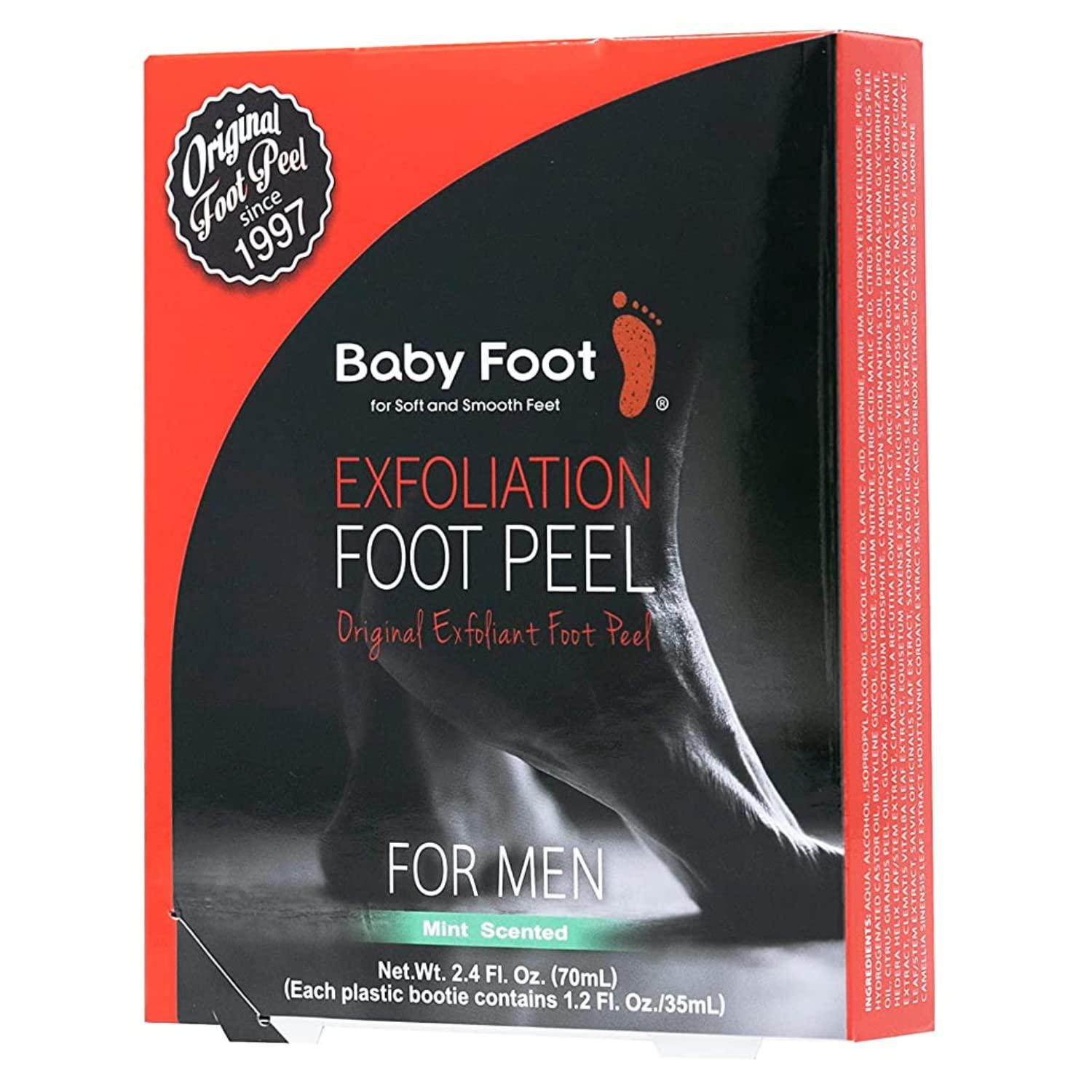 Baby Foot Exfoliation Foot Peel for Men - 1 Hour Treatment