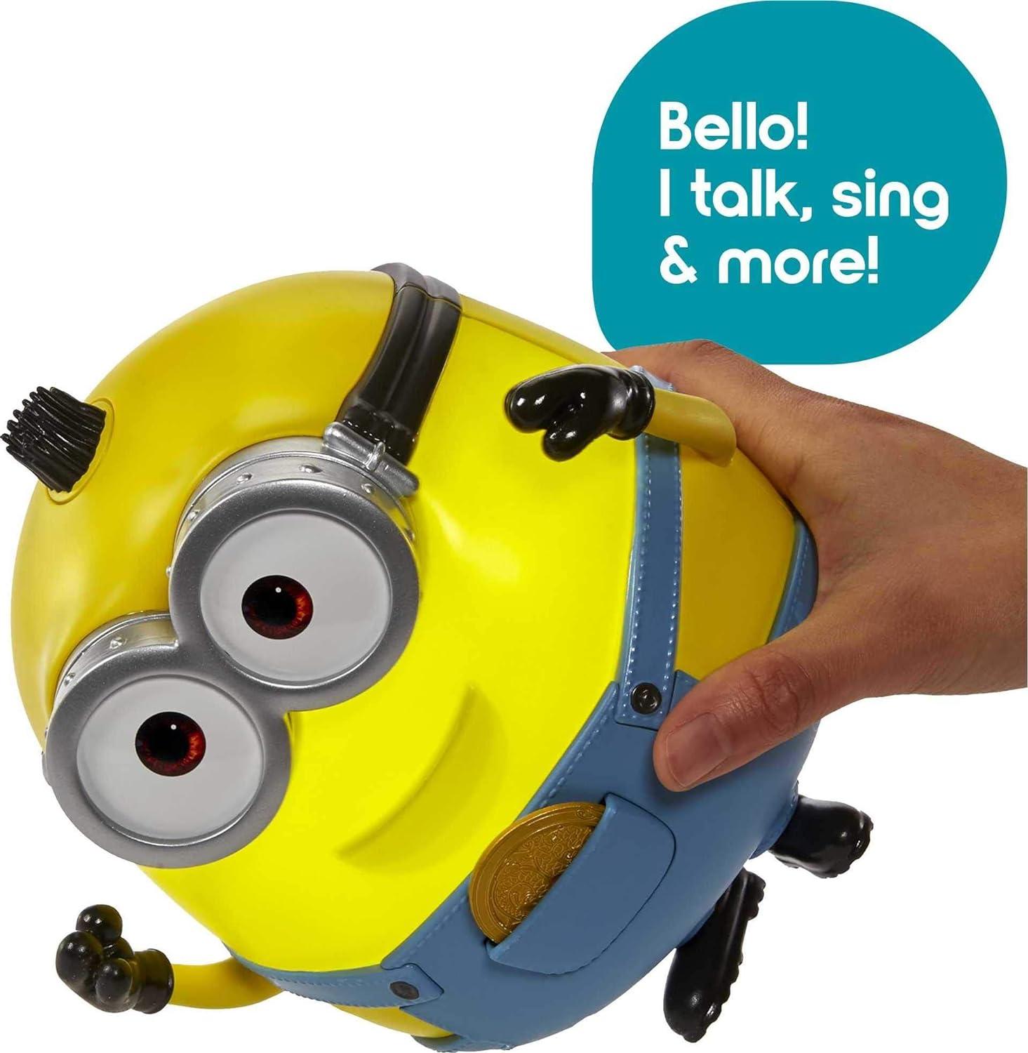 ​Minions: Rise of Gru Interactive Toy, Babble Otto Figure with 20+ Sounds and Phrases, Gift for Kids