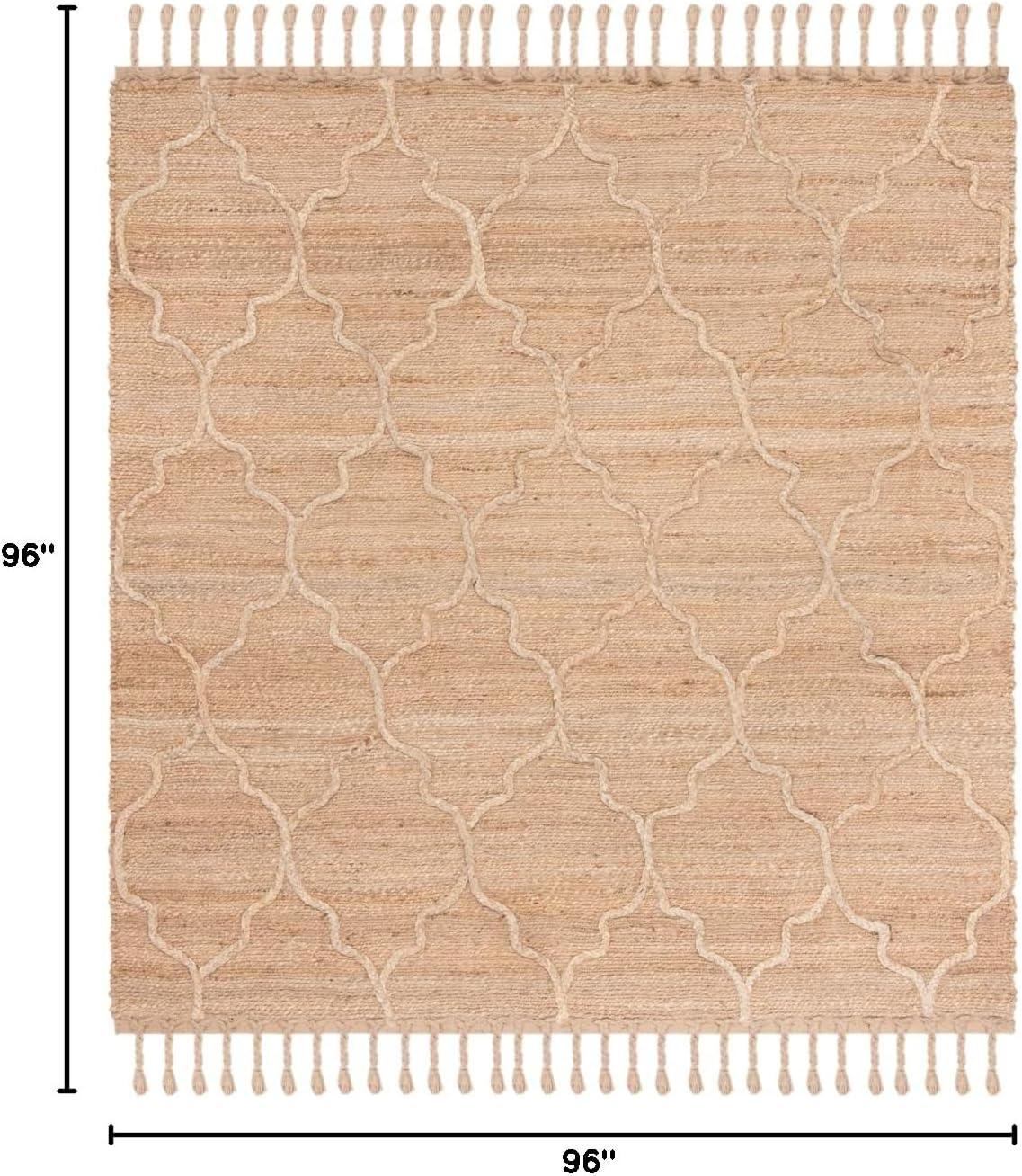 Natural Fiber NF106 Hand Woven Area Rug - Natural - 8'x8' - Safavieh..