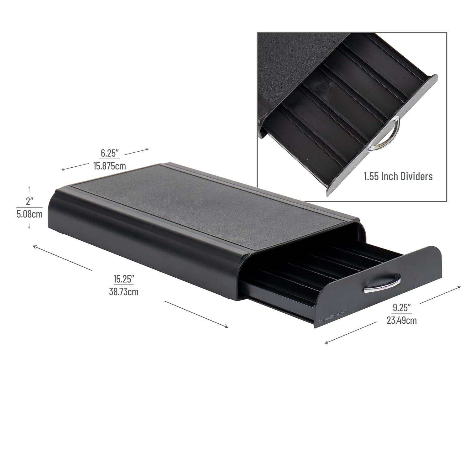 Mind Reader Mind Reader Nespresso Compatible Capsule Drawer, Countertop Organizer, Coffee Pod Holder, Storage, 9.25"L x 15"W x 2"H