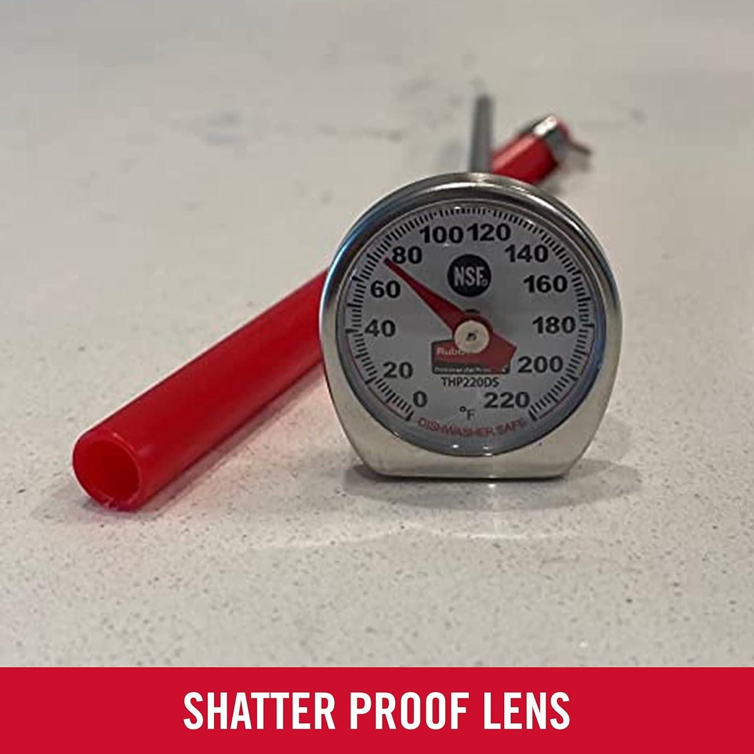 Rubbermaid Commercial Products Stainless Steel Deep Fry Thermometer