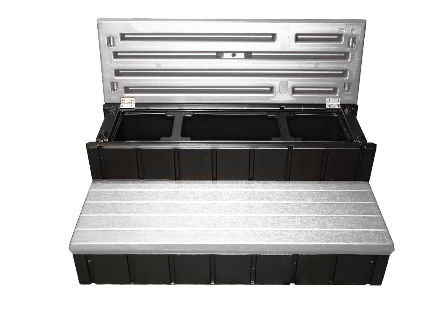 Confer Plastics Confer Plastics 36" Storage Spa Steps Espresso