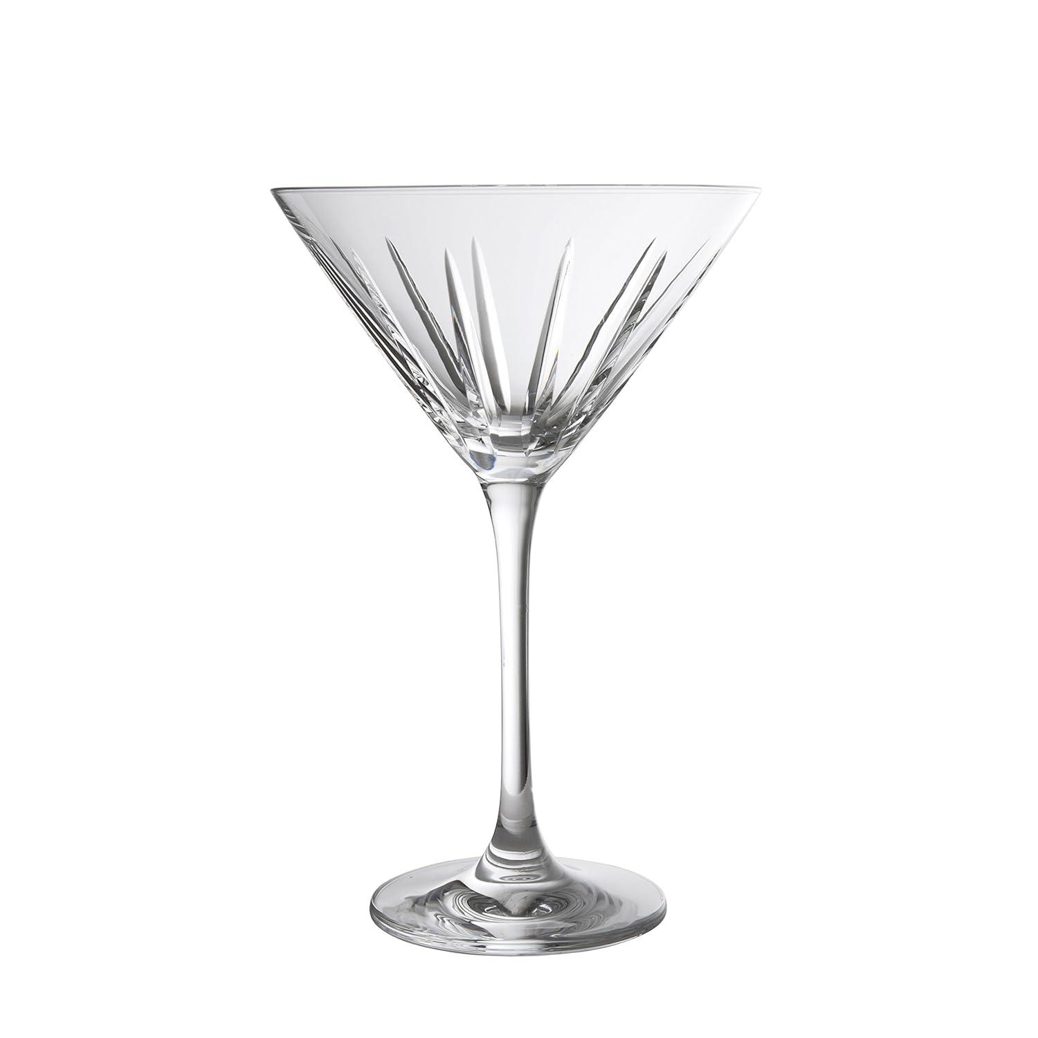 Schott Zwiesel Tritan Crystal Glass Distil Barware Collection Aberdeen Martini Cocktail Glasses (Set of 6), 8.5 oz, Clear
