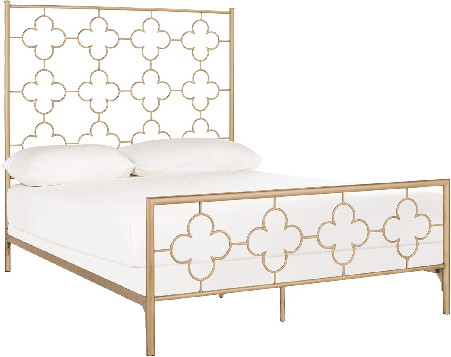 Safavieh Morris Geometric Glam Lattice Metal Headboard