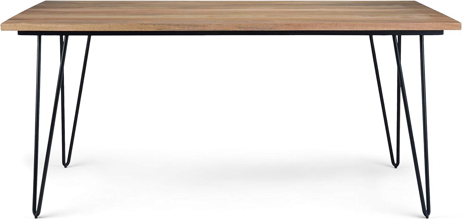 Hunter Solid Wood 66" Rectangular Dining Table in Natural