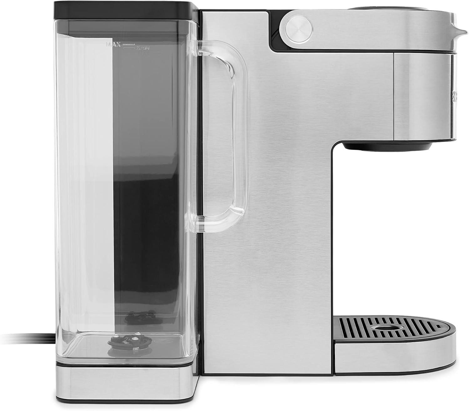 Stainless Steel Smart Single Serve Coffee Maker with Permanent Filter