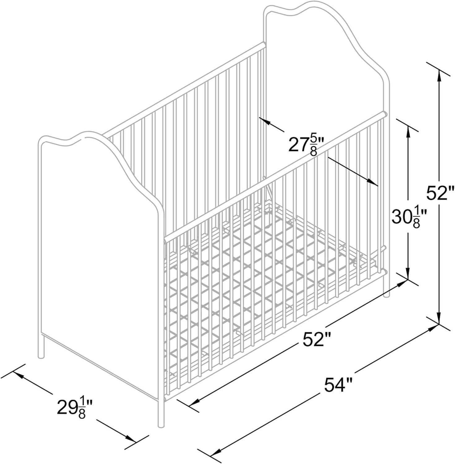 Piper 2-in-1 Convertible Upholstered Crib