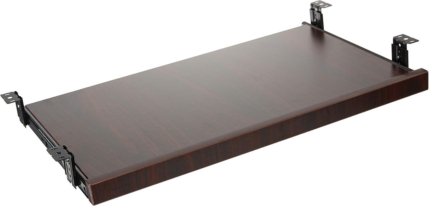 Mahogany Laminate Keyboard Tray with Smooth Glide