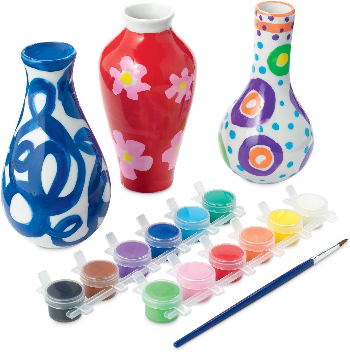 Paint Your Own Porcelain Vases