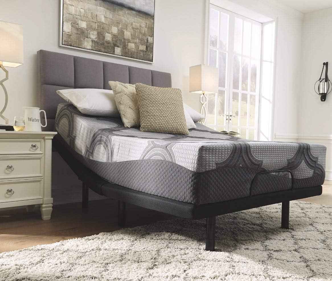 Queen Size Gray Hybrid Mattress with Gel Memory Foam