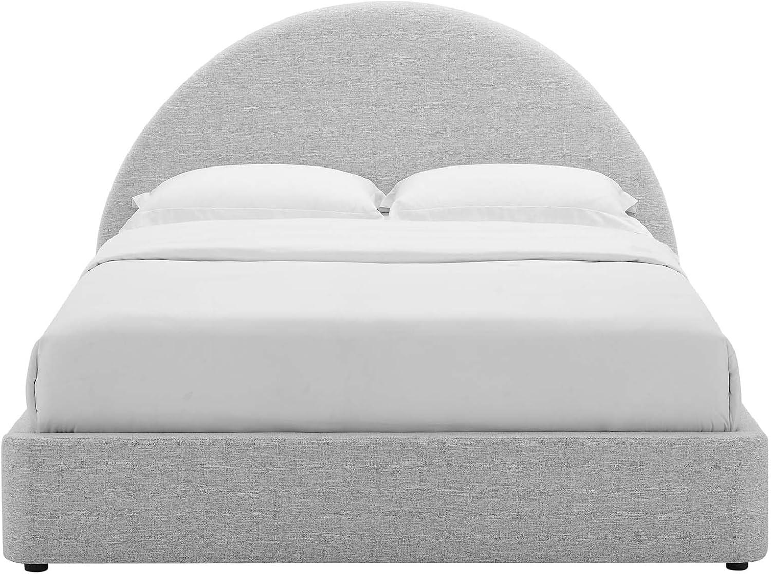 Modway Resort Performance Velvet Arched Round Platform Bed