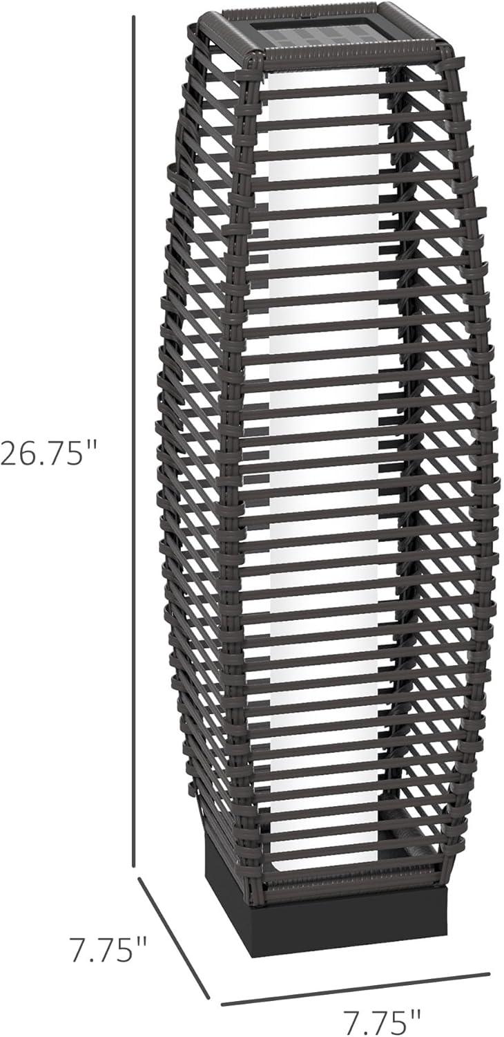 Outsunny Solar Powered Outdoor Floor Lamp