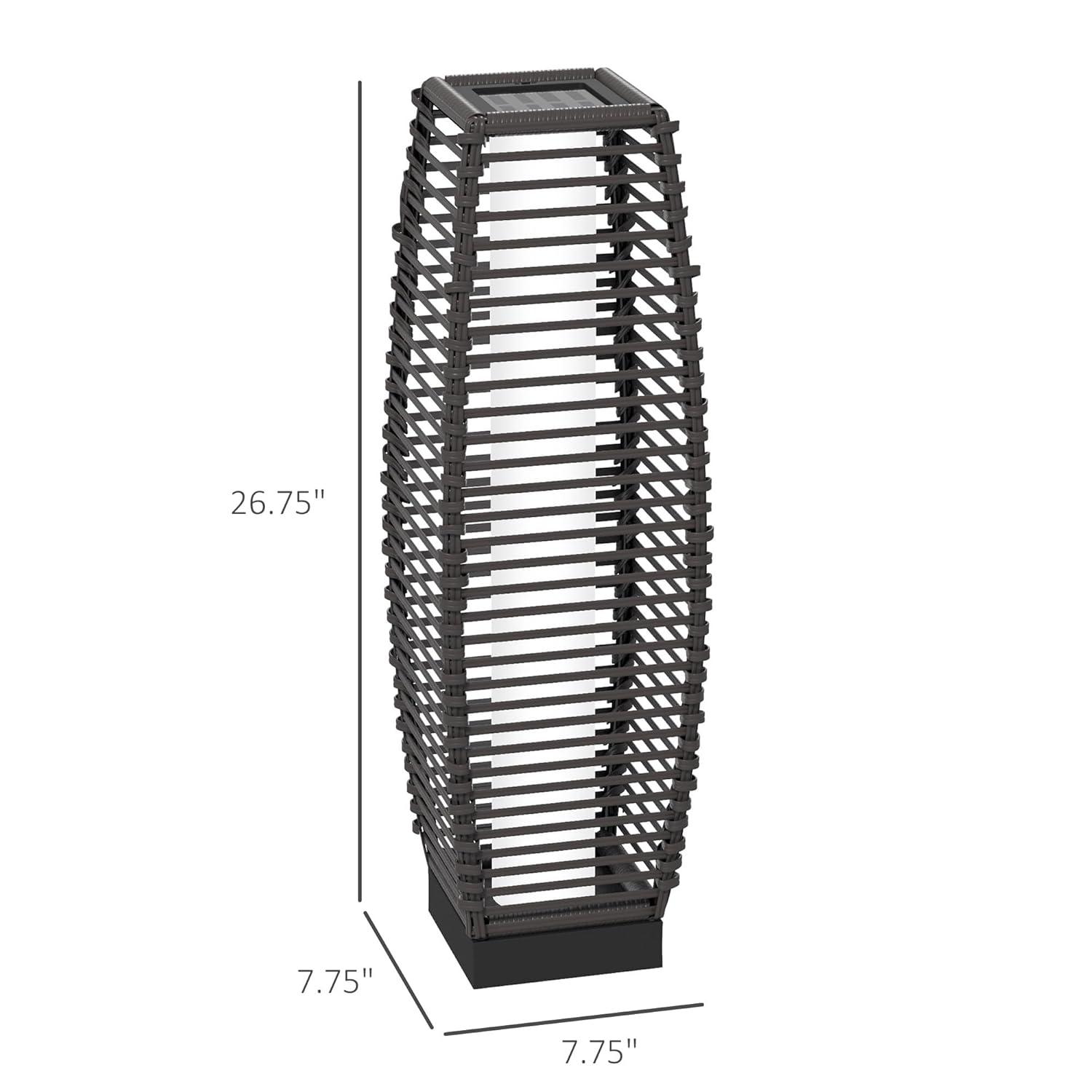 Outsunny Solar Powered Outdoor Floor Lamp