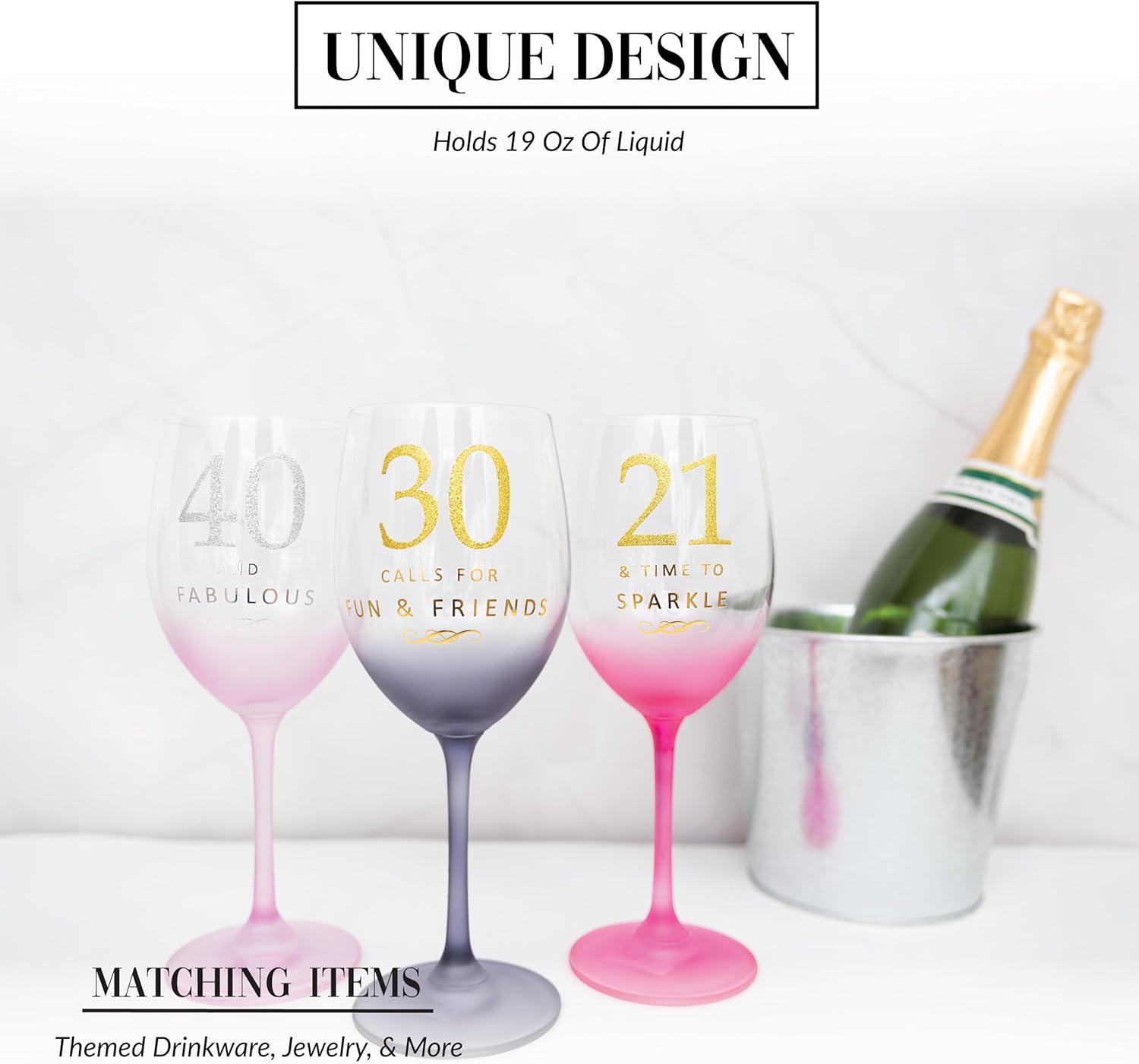 21 - Gift Boxed 19 oz Crystal Wine Glass