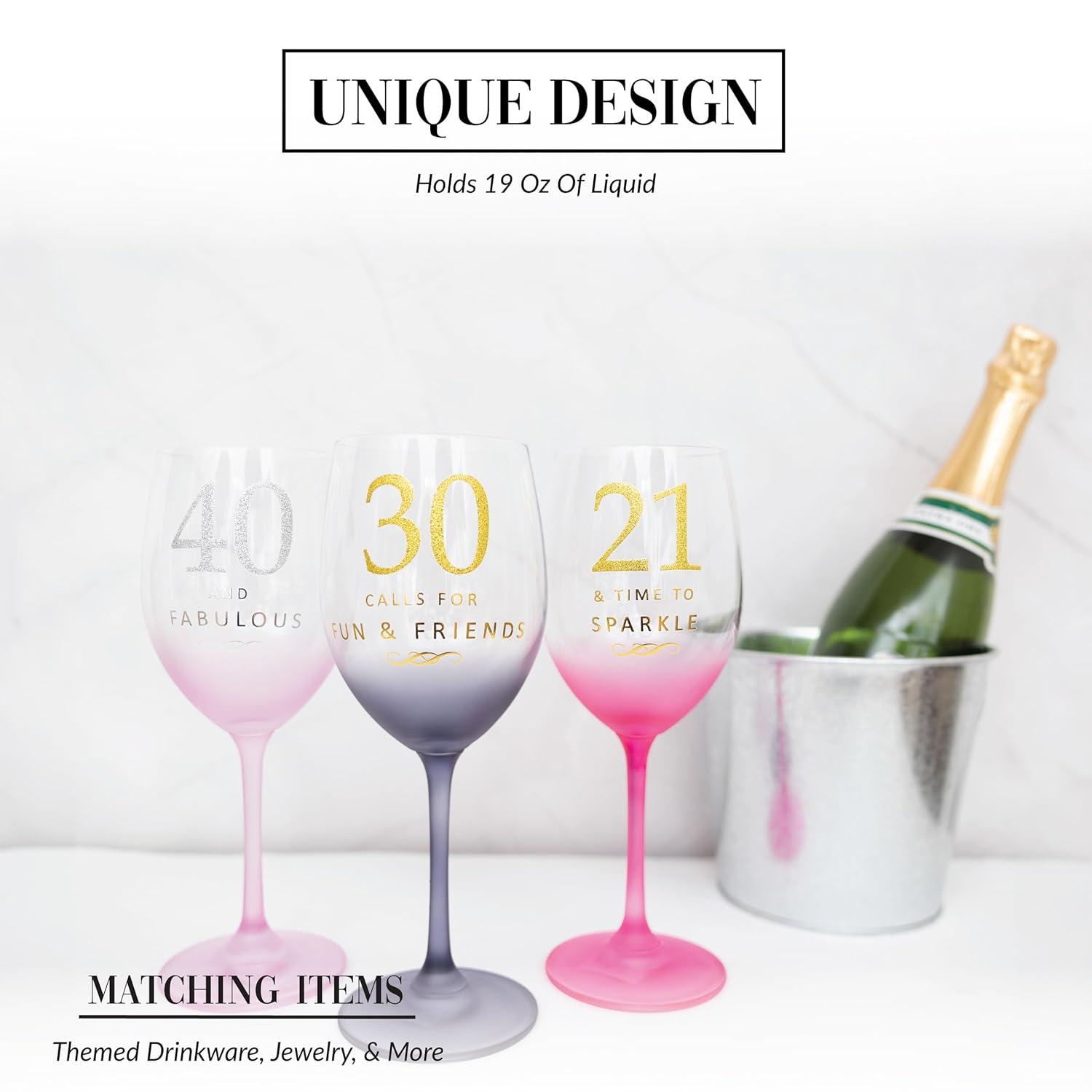 21 - Gift Boxed 19 oz Crystal Wine Glass