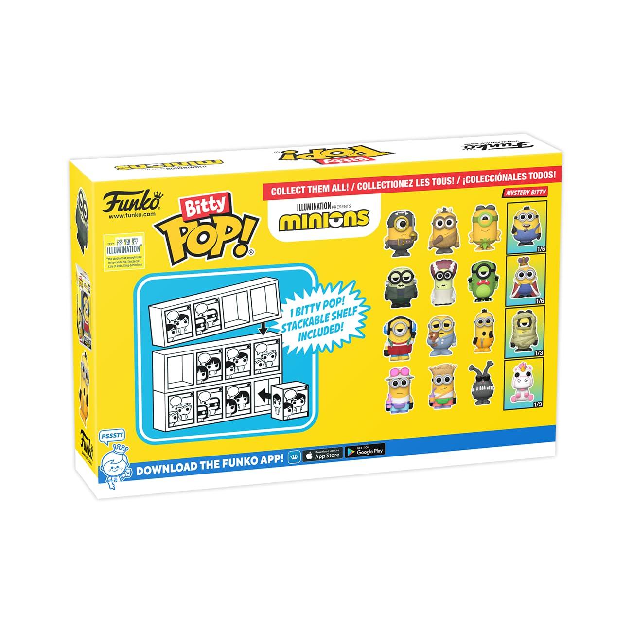 Funko POP! Movies Minion Eye Matie Vinyl Figure, 1.20" x 5.50" x 3.60", 4 Pack