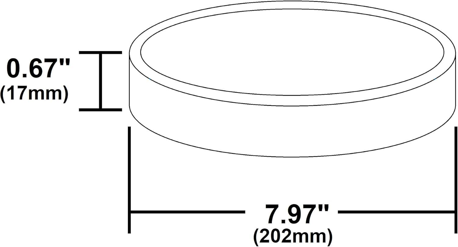 Matte White Round LED Surface Mount Downlight