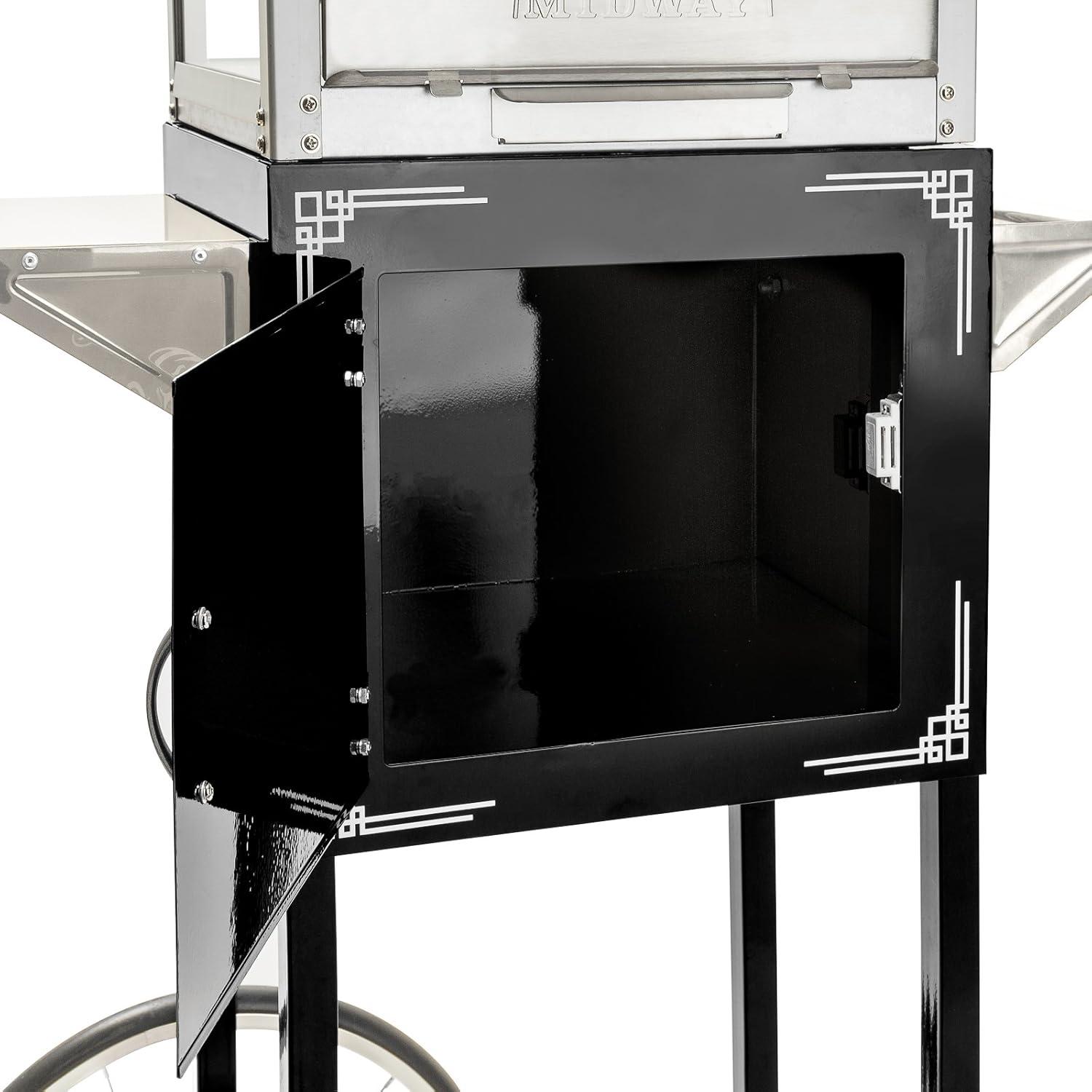 Olde Midway Olde Midway Vintage Popcorn Machine and Cart