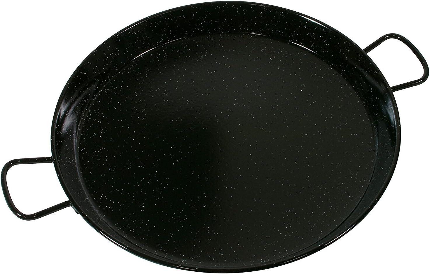 Garcima 22-inch Enameled Steel Paella Pan, 55cm