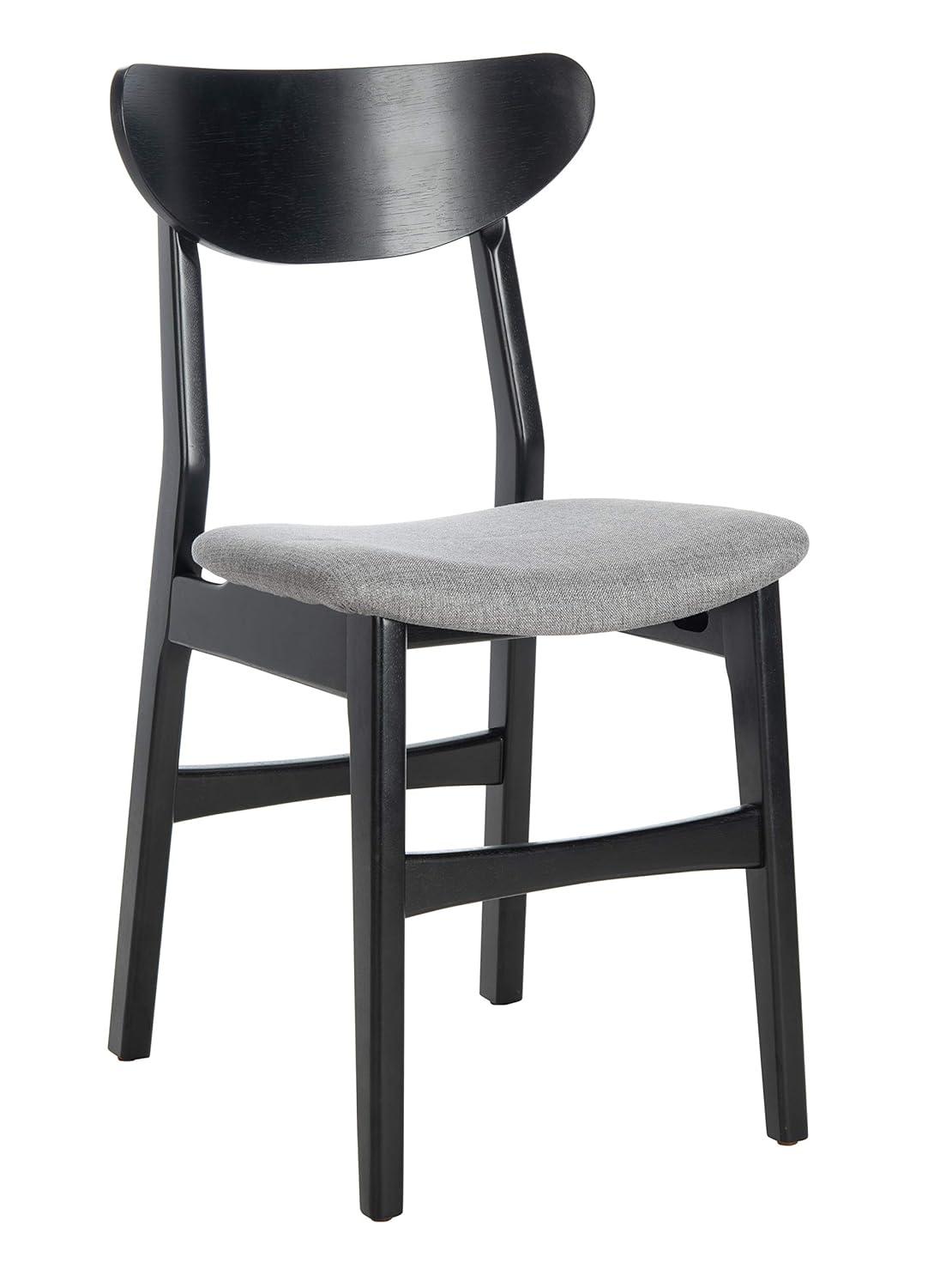 Lucca Retro Dining Chair (Set of 2) - DCH1001 - Black/Grey - Safavieh