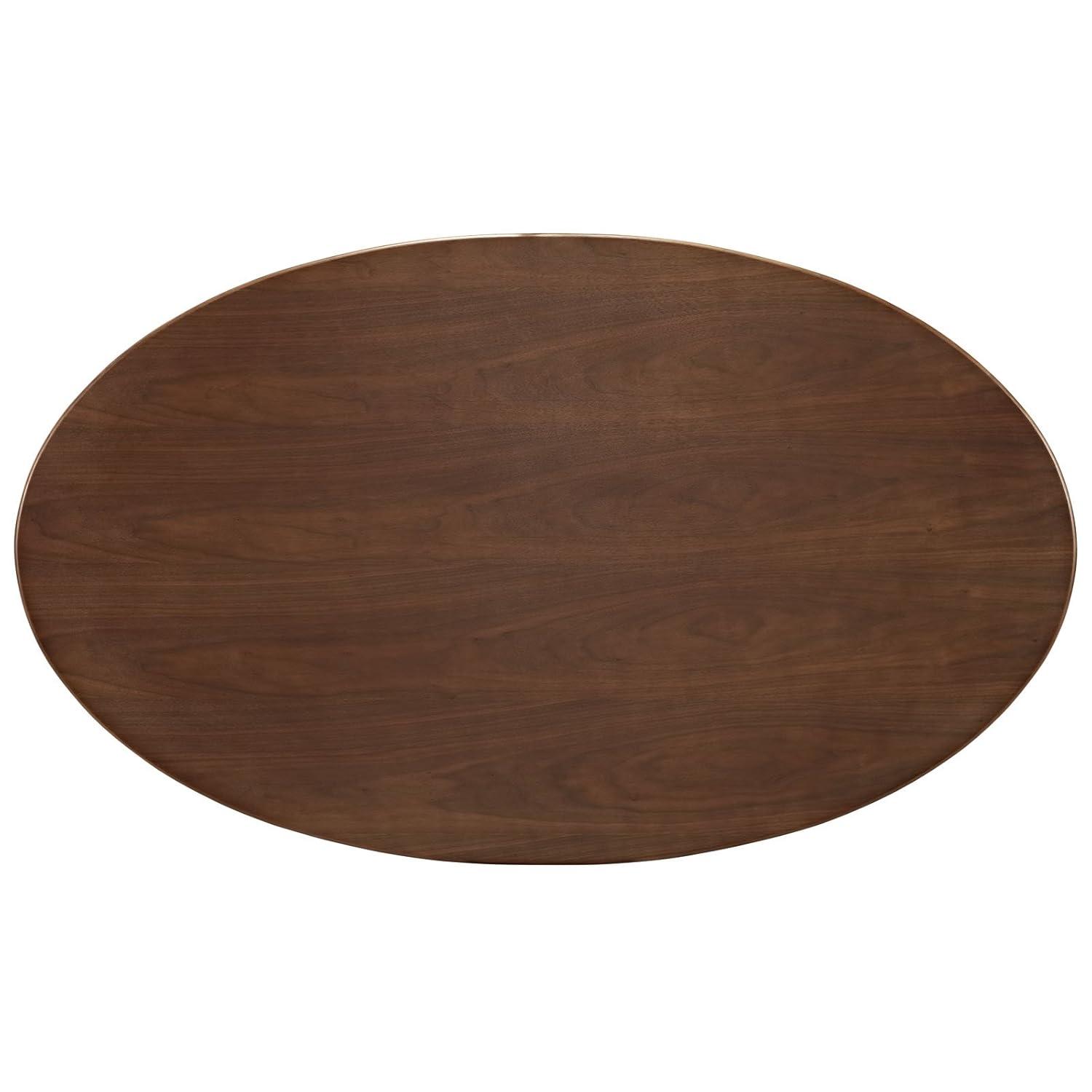 Modway Modway Silver Orchid Fein Oval Dining Table