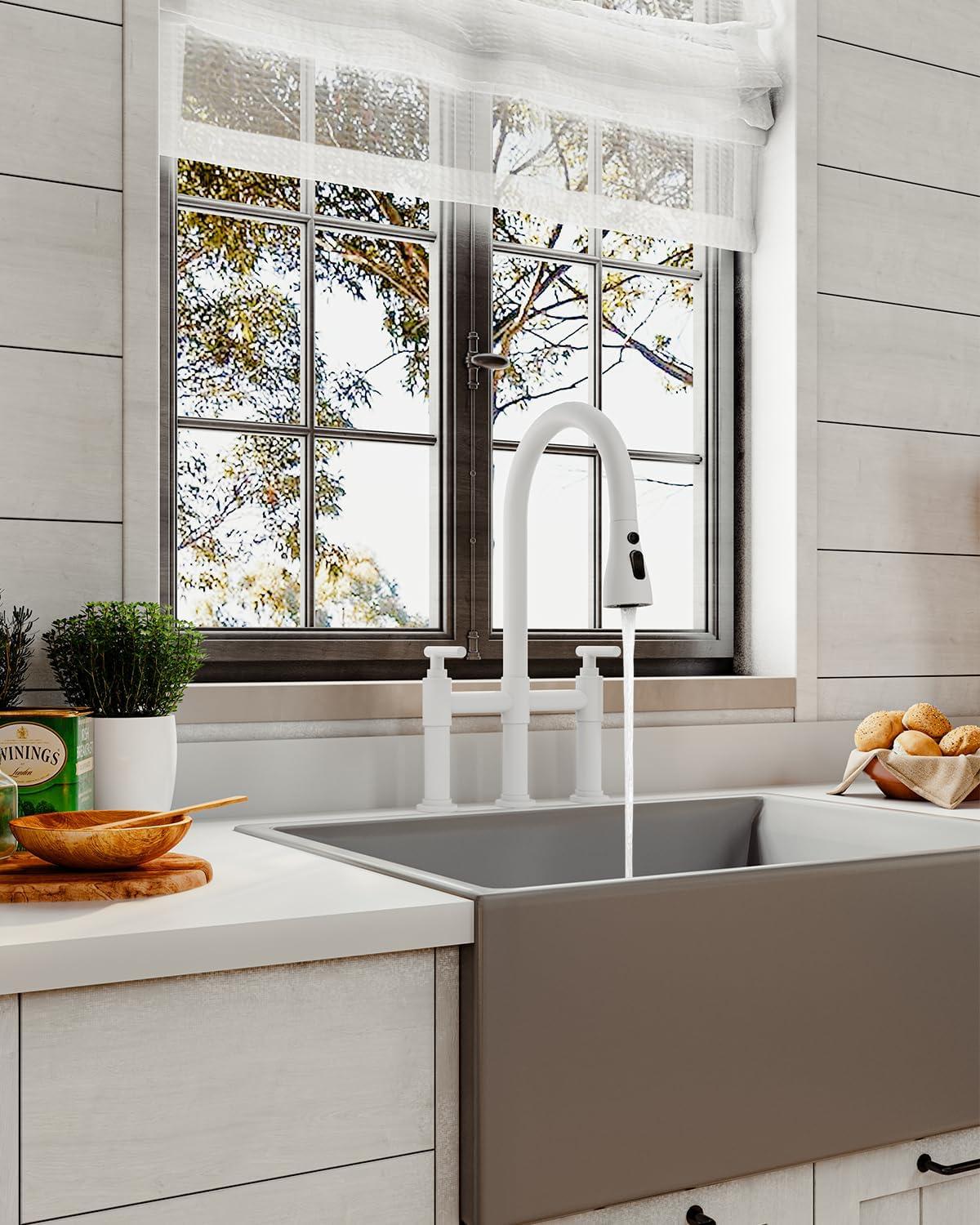 Mondawe Pull Down Kitchen Faucet