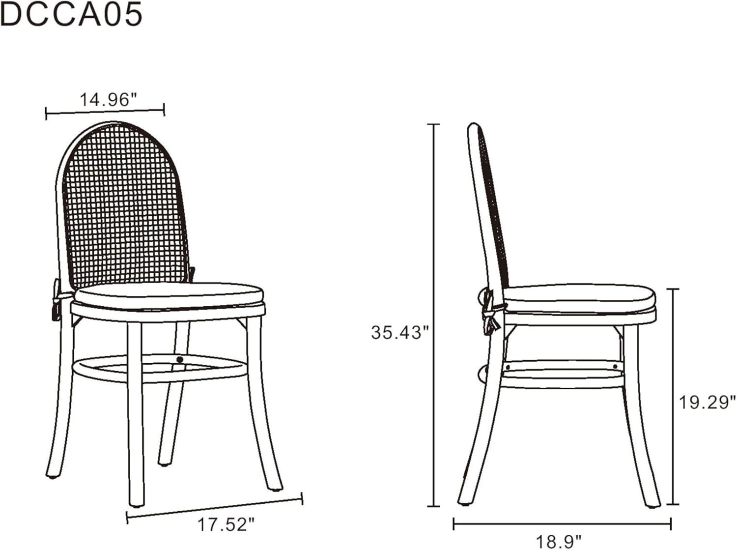 Tufted Cotton Blend Upholstered Side Chair