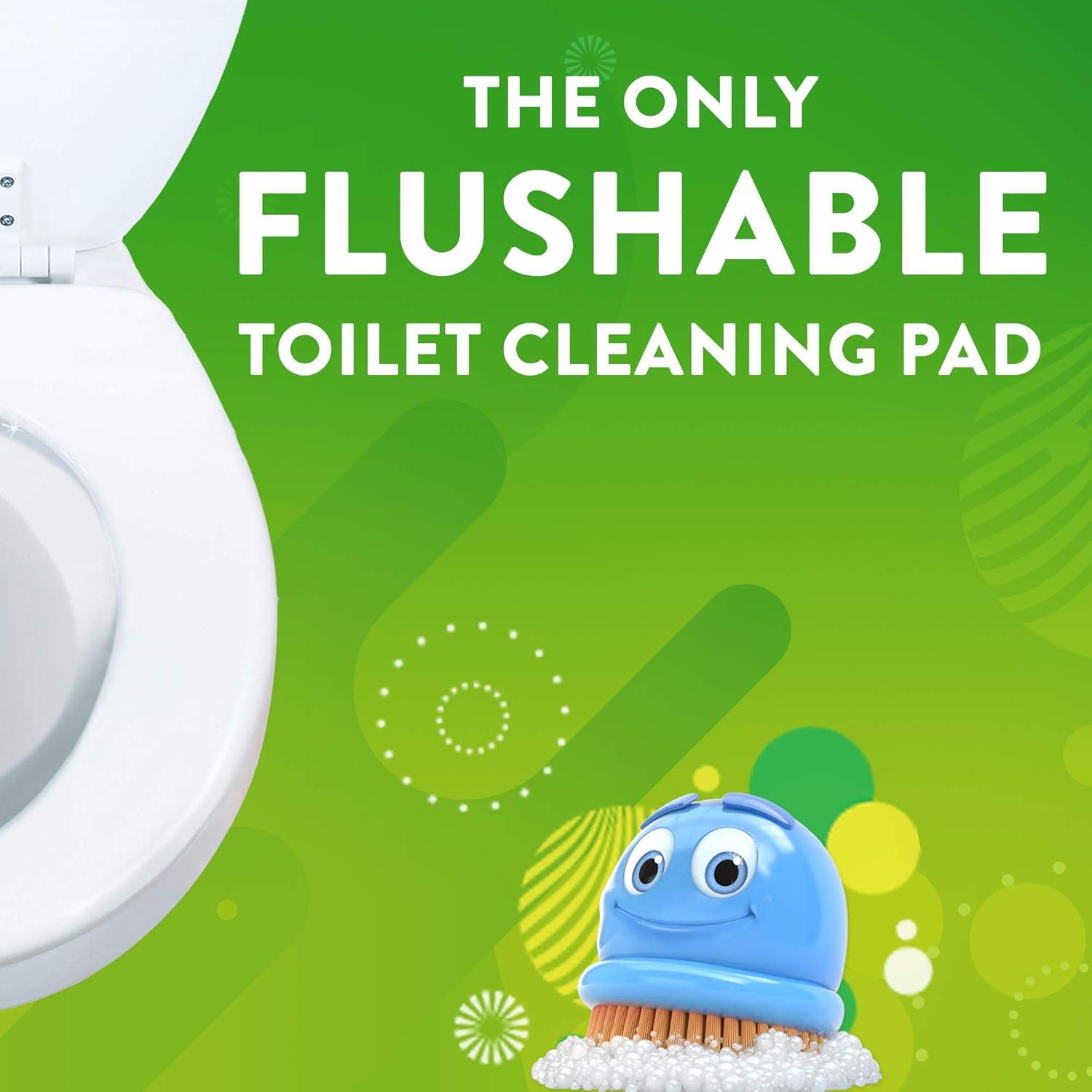 Scrubbing Bubbles Fresh Brush, Starter Kit with Toilet Brush, Stand & 4 Pads, Citrus Scent