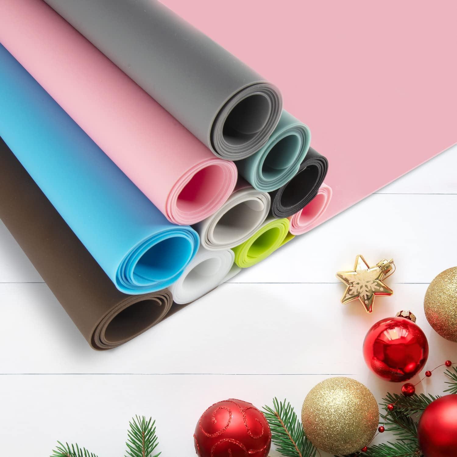 Food Grade Silicone Mats for Kitchen Counter - Countertop Protector Mat Heat Resistant Mat for Air Fryer, Non-Slip Kids Dinner Table Placemat, Nonstick Silicone Mat for Pastry, Baking, Black 1 Pack