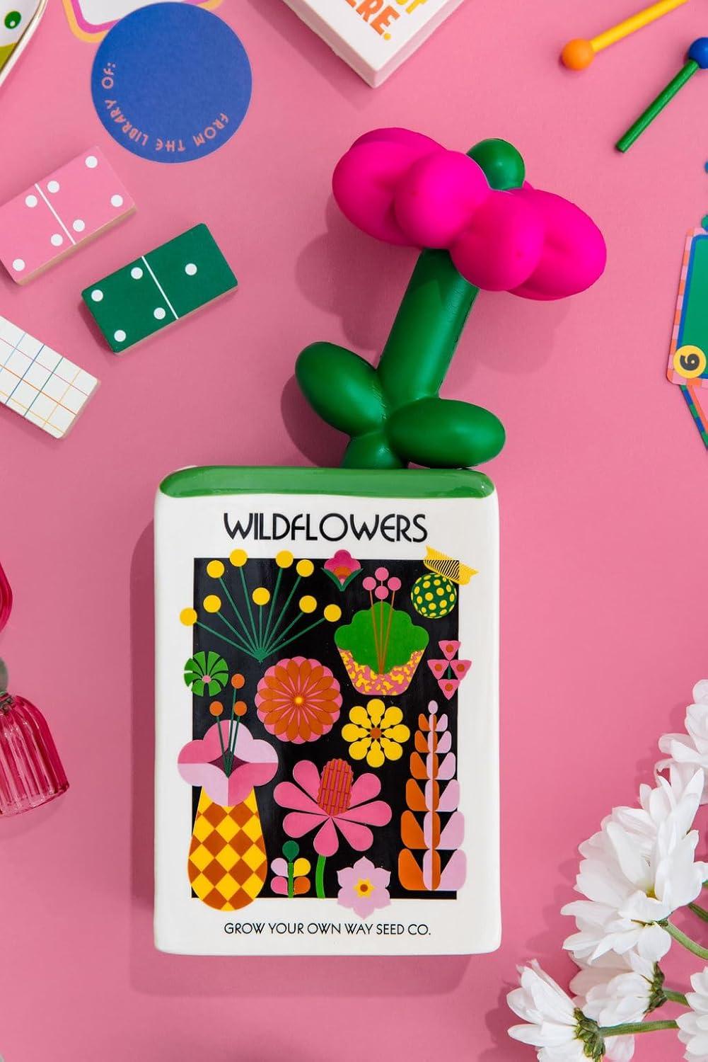 ban.do Vase, Wildflower Seeds