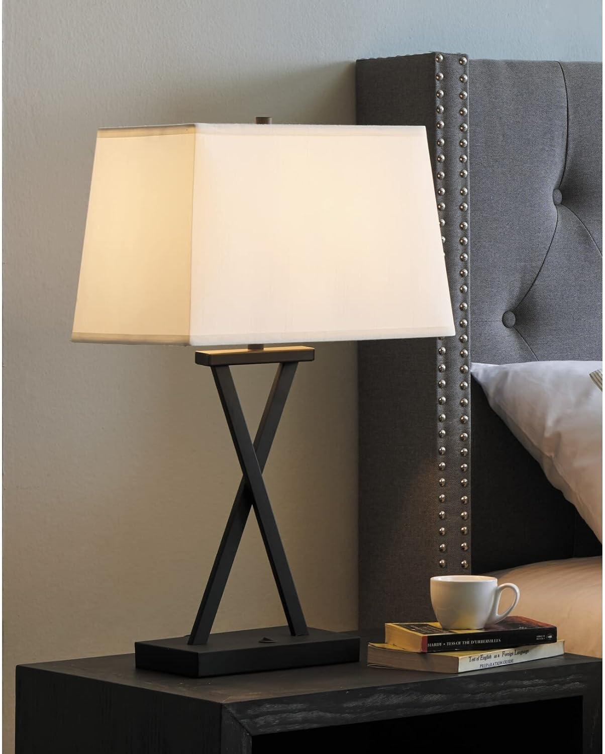 Three Posts™ Monterey Metal USB Table Lamp (Set of 2)