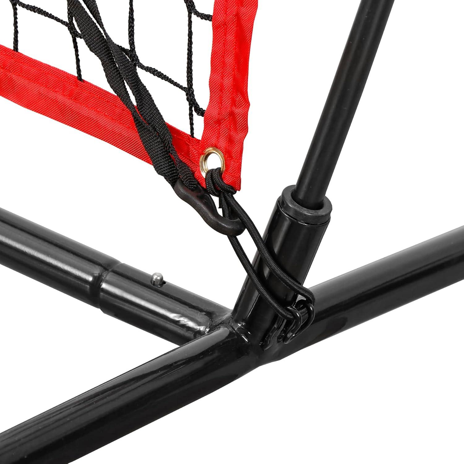 Zeny 7' x 7' Baseball Softball Practice Net Hitting Pitching Training Net w/Strike Zone,Bow Frame & Carry Bag