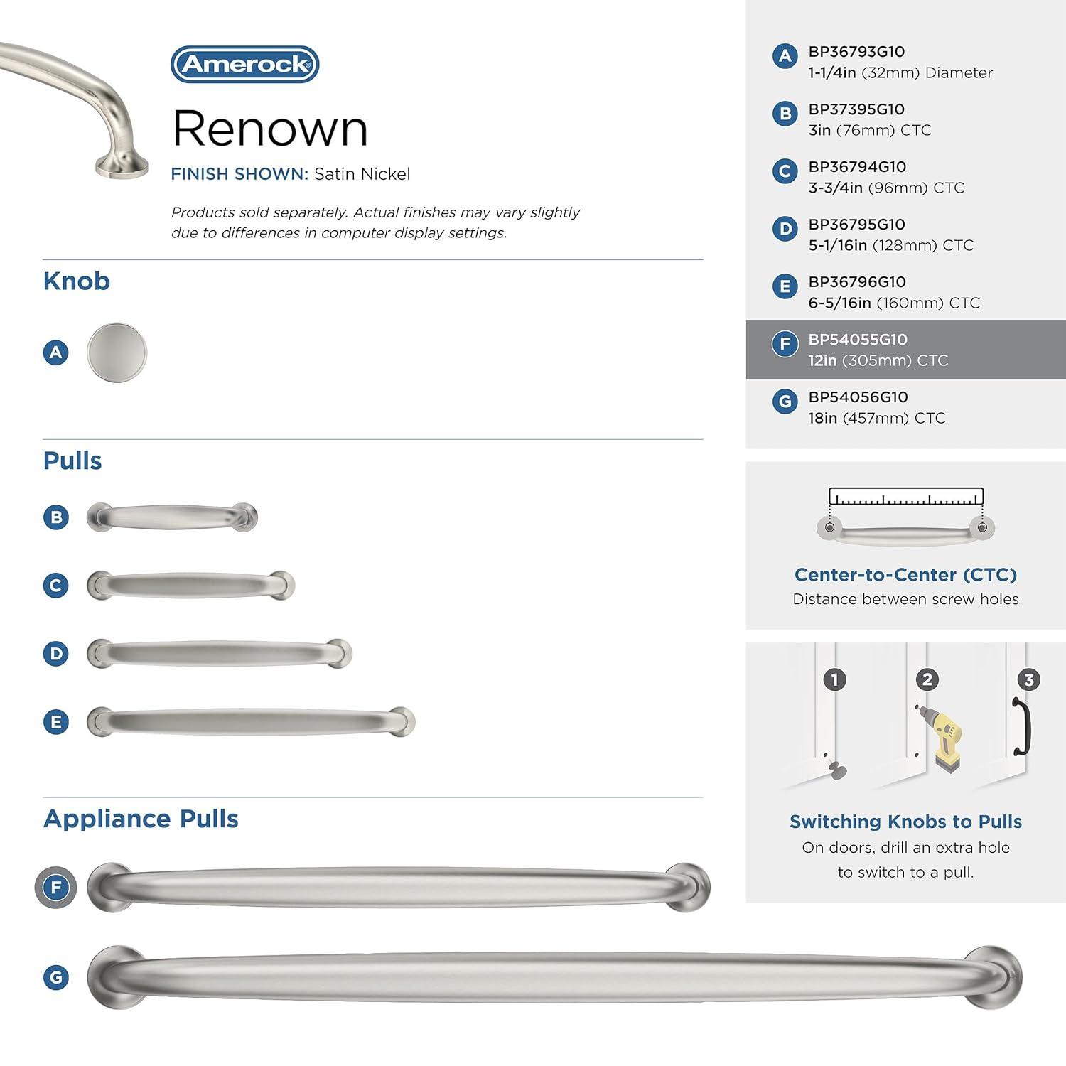 Renown 12" Center to Center Appliance Pull