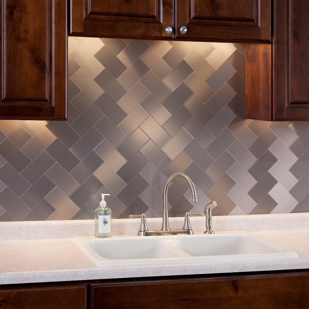 3'' W x 6'' L Peel and Stick Subway Tile