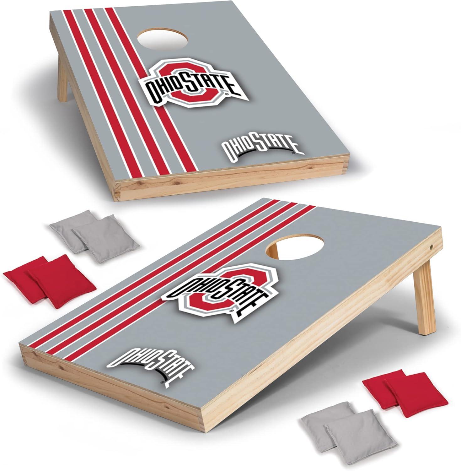 NCAA Ohio State Buckeyes 2'x3' Wood Cornhole Set