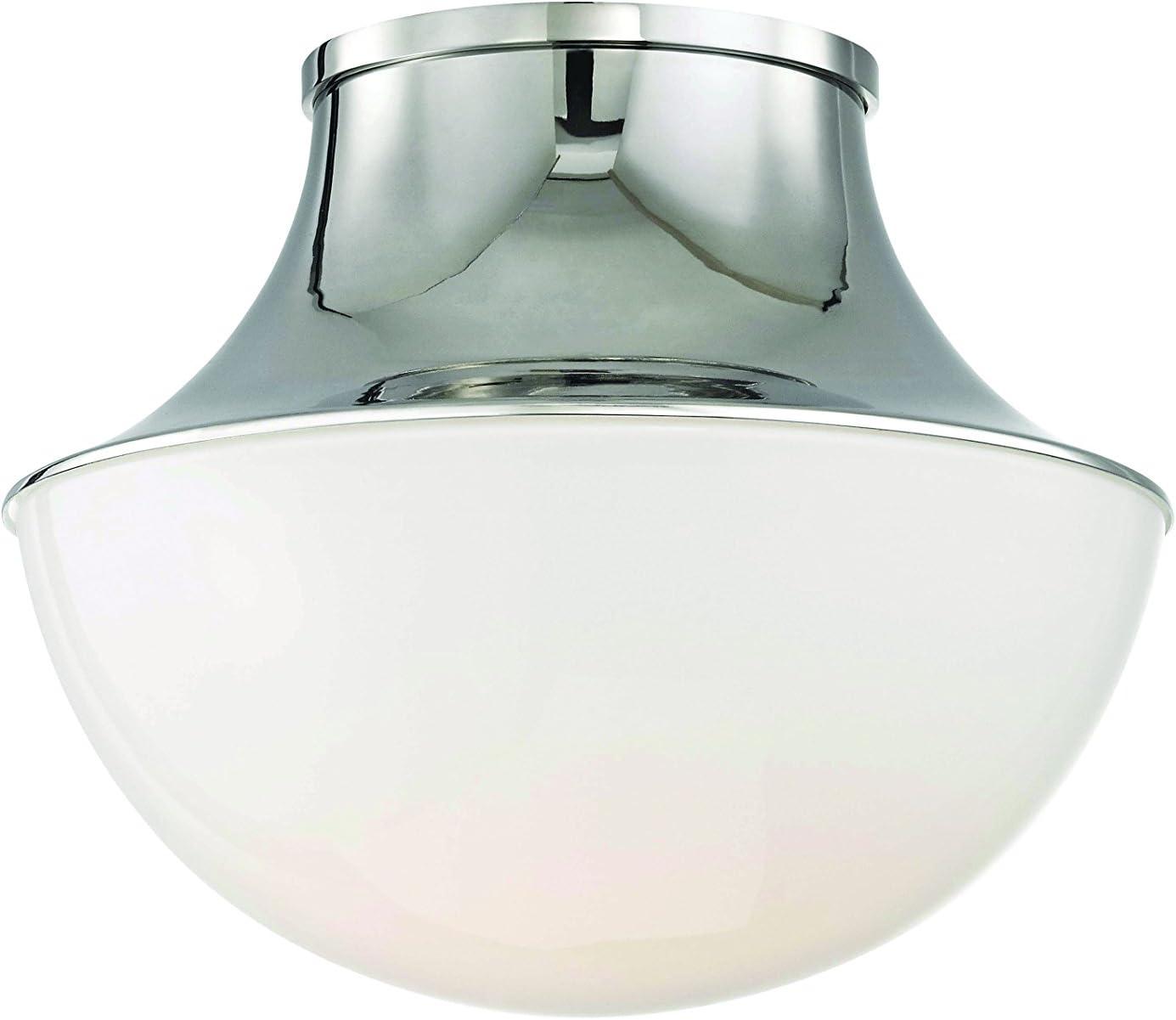 Alistair Single Light Glass Flush Mount